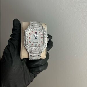 Moissanite Cartier W/ Red Arabic